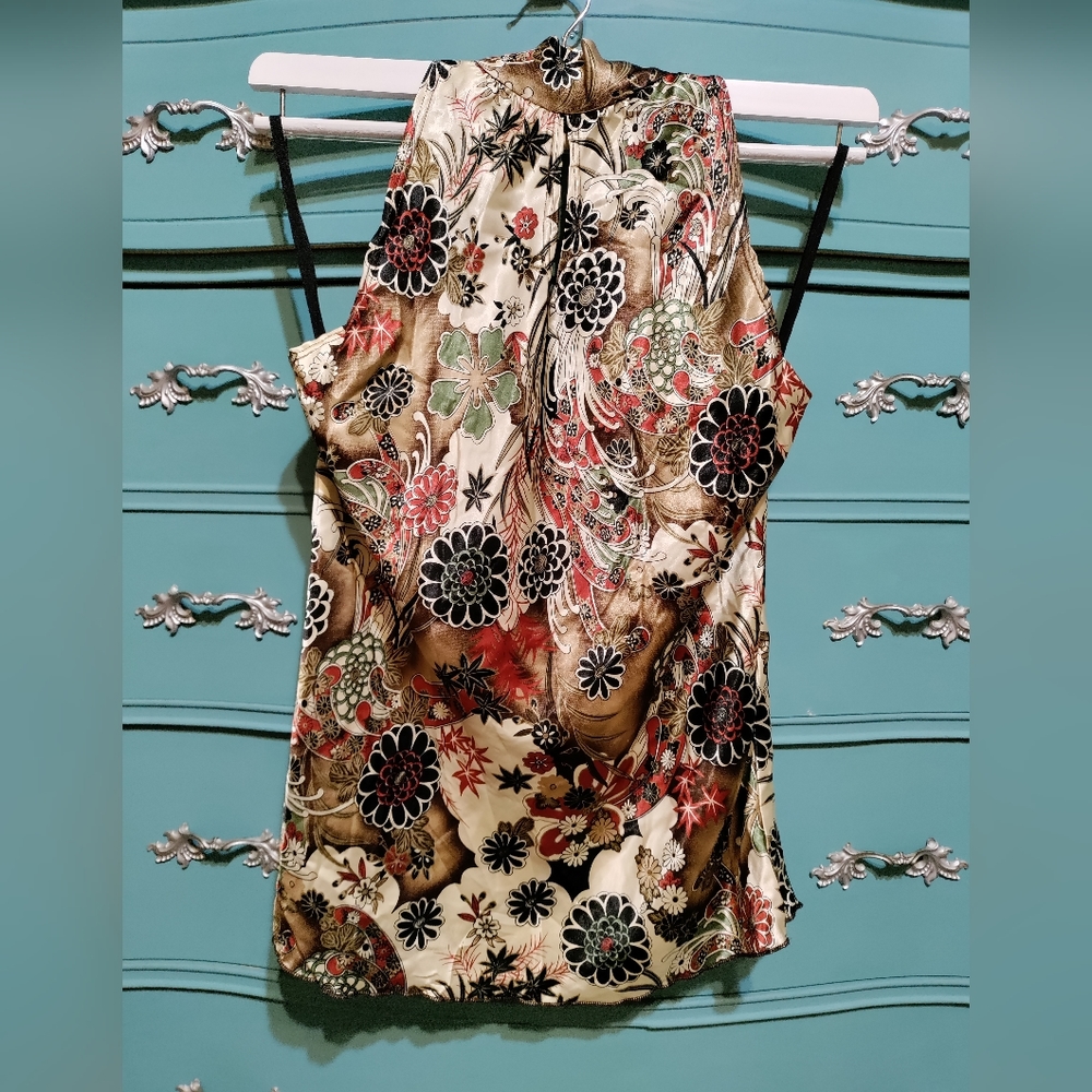 Tovia silky halter top camisole